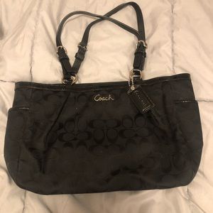 Black coach purse
